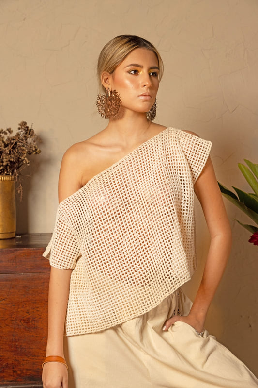 Blusa manga corta